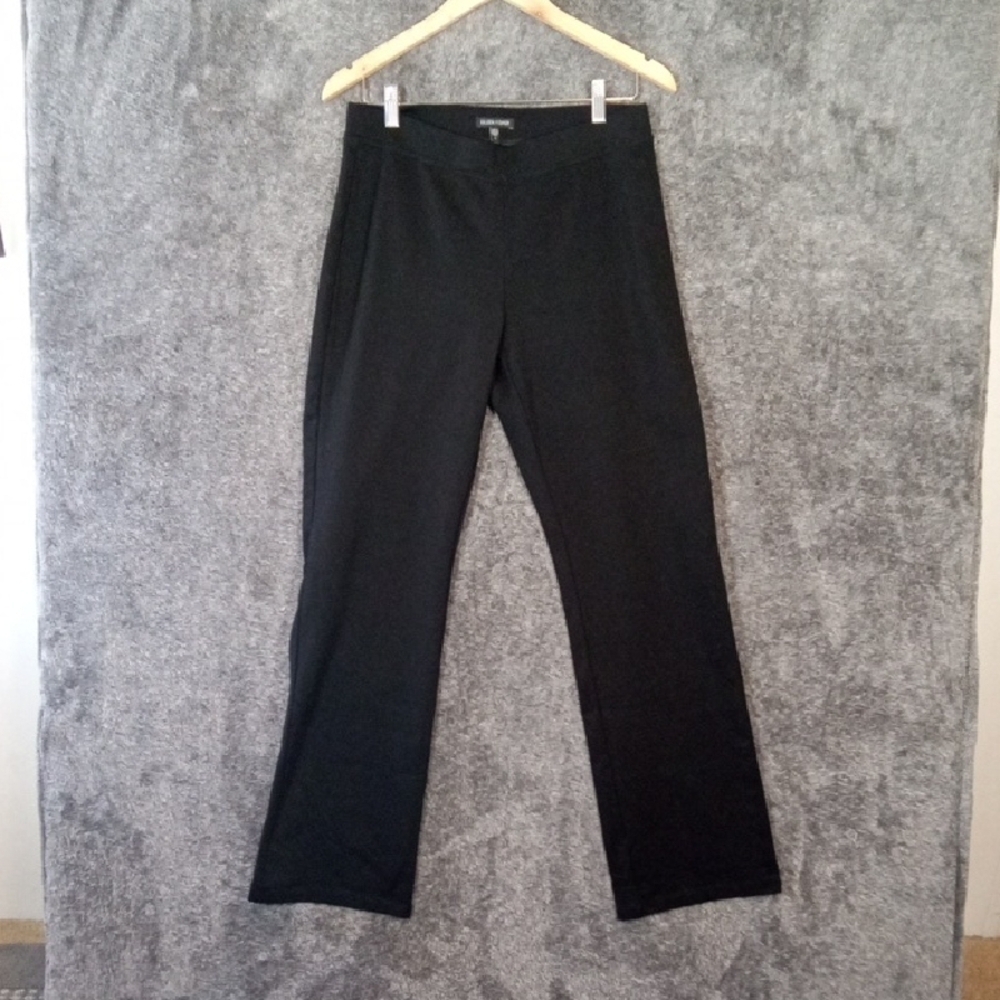 Eileen Fisher Black Pullover Stretchy Work Business Pants Womens Small